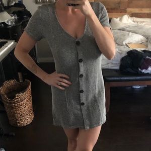Zara mini dress tweed texture